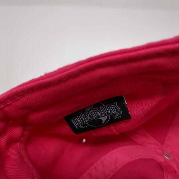 Universal Studios Strapback Hat Pink One Size Adjustable Embroidered - Picture 9 of 10